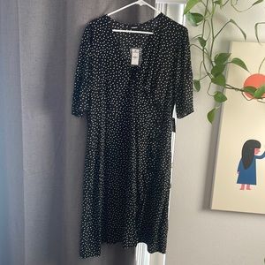 Brand new black and white polka dot dress